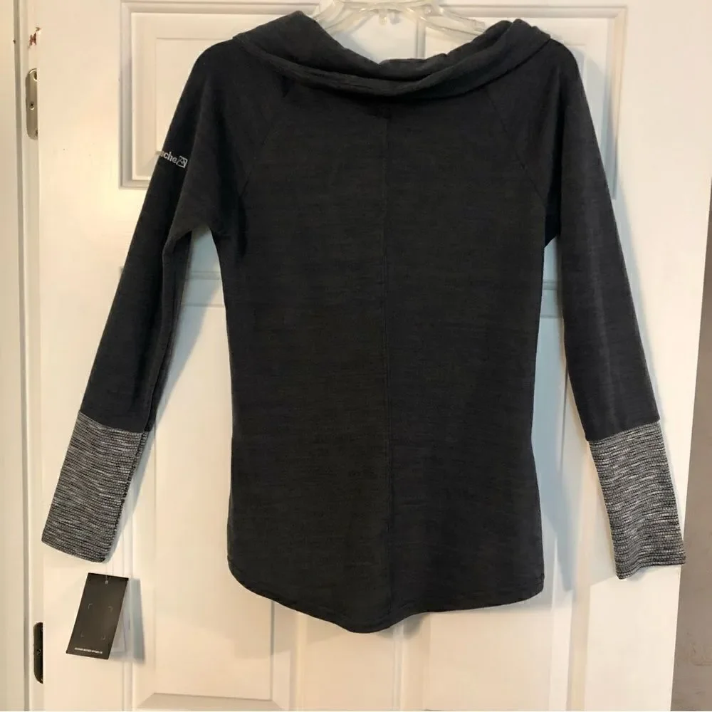 NWT Avalanche Cowl Gray Sweater Size Medium